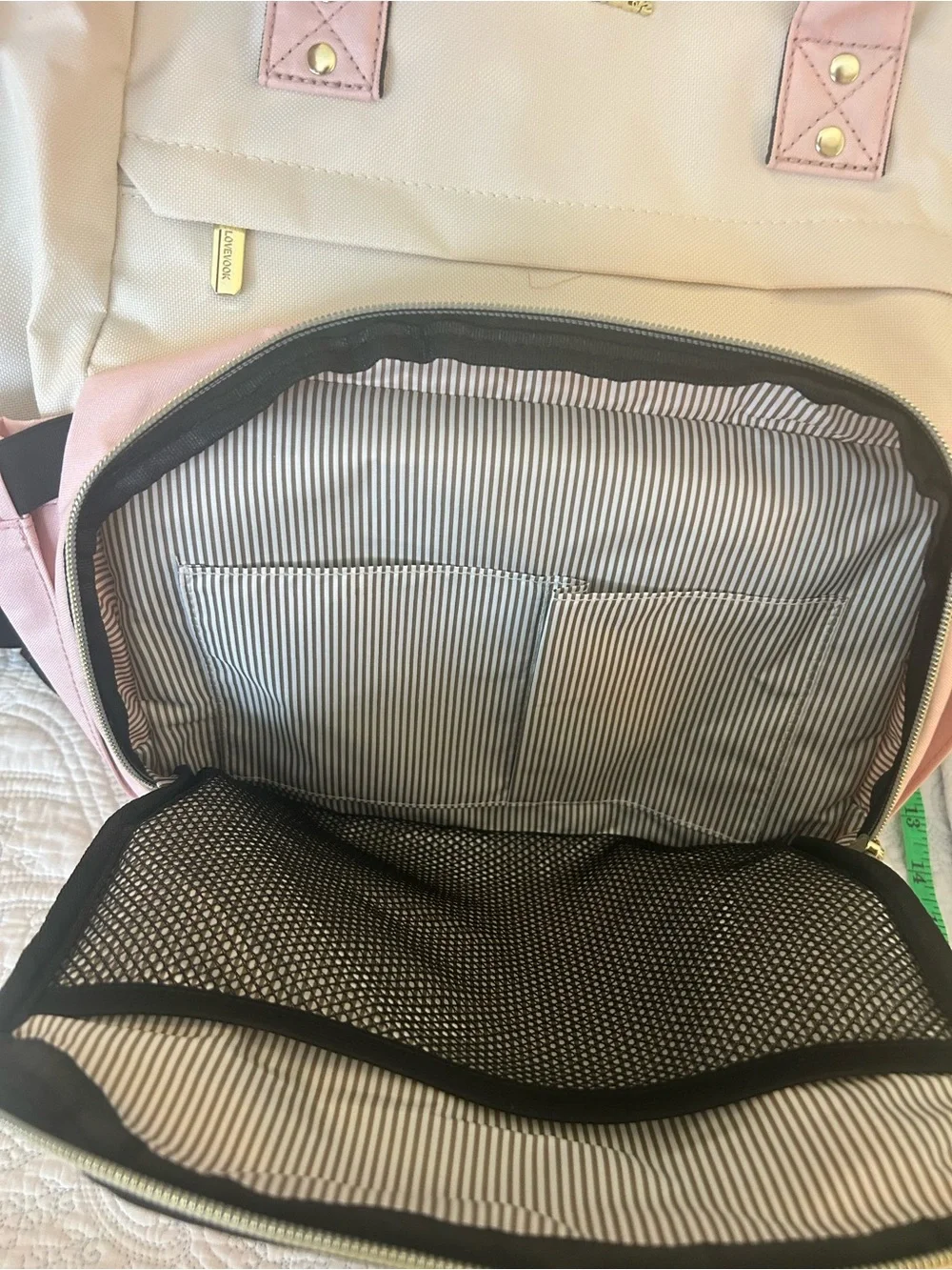 LRG Pink & Cream Backpack - Lovook